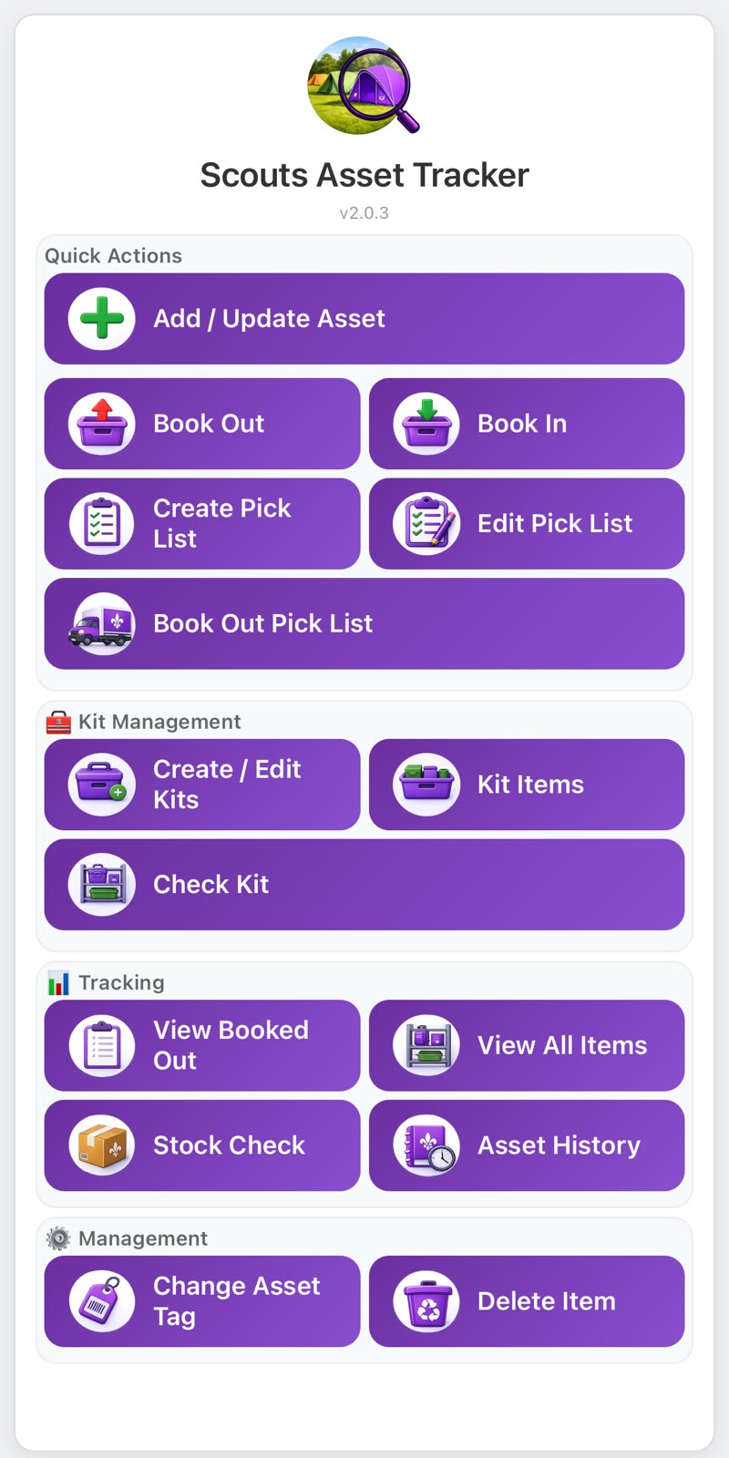 Scout Assets Mobile